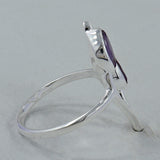 Garnet Gemstone Sterling Silver Ring