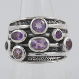 925 Sterling Silver Blue Topaz Rings