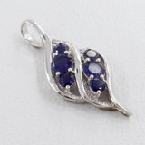 Blue Topaz Gemstone Silver Pendant