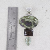 925 Silver Rainforest Jasper Pendants