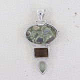 925 Silver Rainforest Jasper Pendants