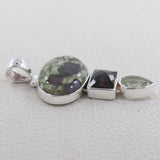 925 Silver Rainforest Jasper Pendants