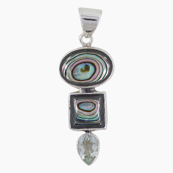 925 Silver Abalone Shell Pendants