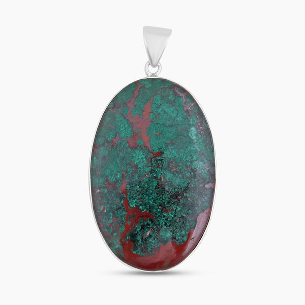 Azurite Malachite 925 Silver Pendants