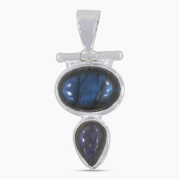 925 Sterling Silver Labradorite Pendant