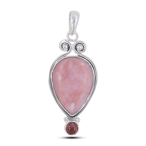 925 Sterling Silver Rutilated Quartz Pendant