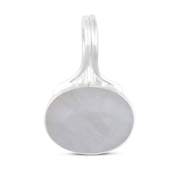 Natural Rainbow Moonstone Pendants