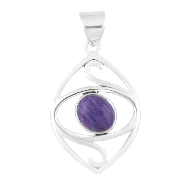 925 Sterling Silver Labradorite Pendant