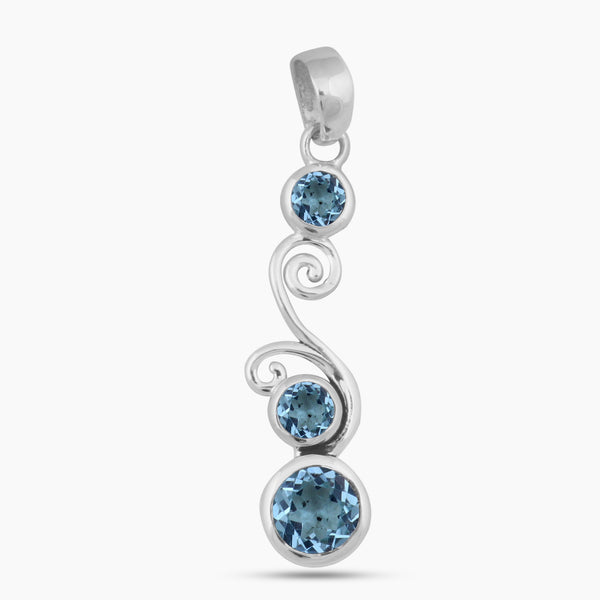 925 Sterling Silver Tanzanite Pendant