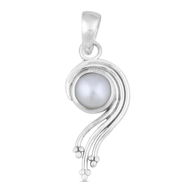 925 Sterling Silver Natural Pearl Pendant
