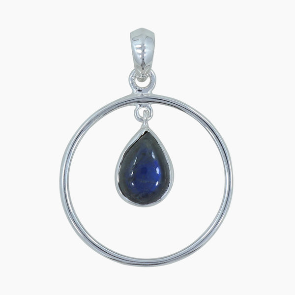 925 Sterling Silver Spectrolite Pendants