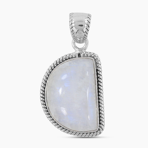 925 Silver Rainbow Moonstone Pendants