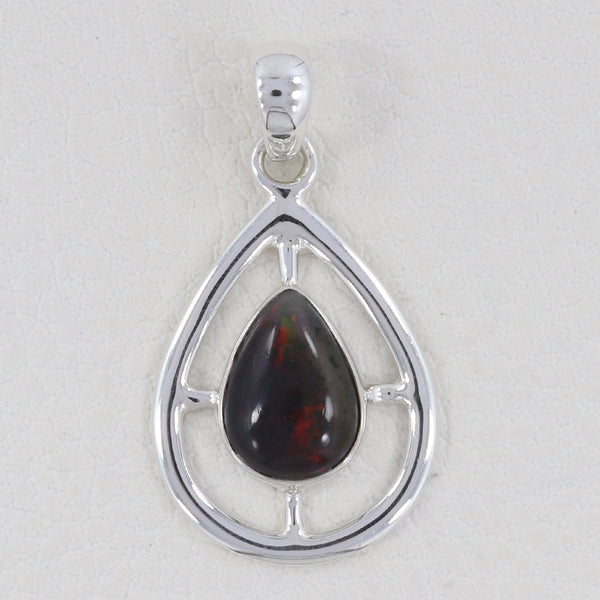 925 Sterling Silver Bloodstone Pendants