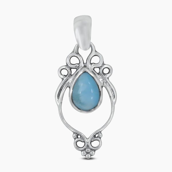 925 Sterling Silver Larimar Pendants