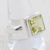 925 Sterling Silver Citrine Ring