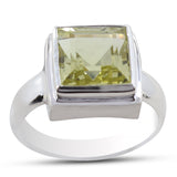 925 Sterling Silver Citrine Ring