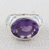925 Sterling Silver Larimar Ring