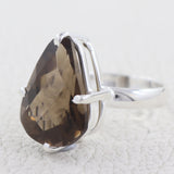 Natural Amethyst Silver Ring