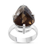 Natural Amethyst Silver Ring