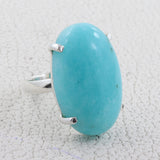Amazonite Sterling Silver Ring