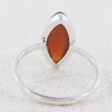 925 Sterling Silver Hessonite Ring