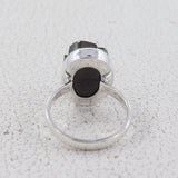 Natural Shungite Silver Ring