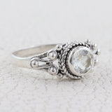 925 Sterling Silver Smoky Quartz Rings