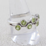 Peridot Silver Ring