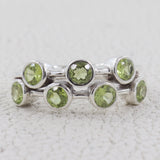Peridot Silver Ring