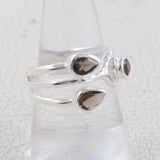 Peridot Gemstone Sterling Silver Rings