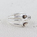 Peridot Gemstone Sterling Silver Rings