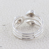 Peridot Gemstone Sterling Silver Rings