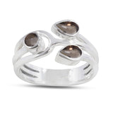 Peridot Gemstone Sterling Silver Rings