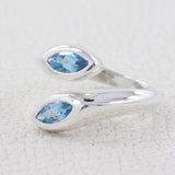 925 Sterling Silver Garnet Ring