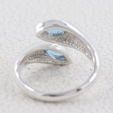 925 Sterling Silver Garnet Ring