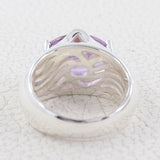 Purple Amethyst Sterling Silver Rings