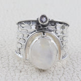 925 Sterling Silver Smoky Quartz Rings