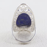 Spiny Oyster Turquoise Silver Ring