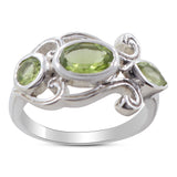 925 Sterling Silver Blue Topaz Silver Ring