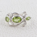 925 Sterling Silver Blue Topaz Silver Ring