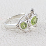 925 Sterling Silver Blue Topaz Silver Ring