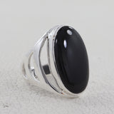 Natural Labradorite Silver Ring