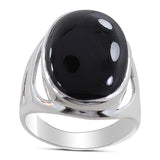 Natural Labradorite Silver Ring