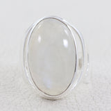 Natural Labradorite Silver Ring