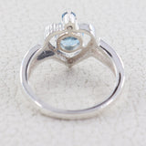 Blue Topaz  925 sterling silver Ring