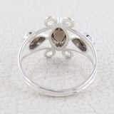 Natural Blue Topaz Sterling Silver Rings