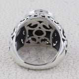 Natural Black Onyx  925 Sterling Silver ring