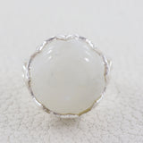 Natural Labradorite Silver Rings