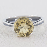 Amethyst Birthstone Sterling Silver Rings