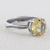 Amethyst Birthstone Sterling Silver Rings